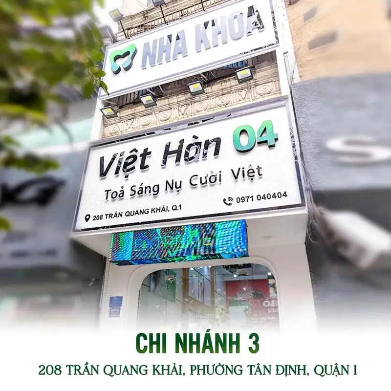 Chi nhánh 3 - 208 Trần Quang Khải, Phường Tân Định, Quận 1