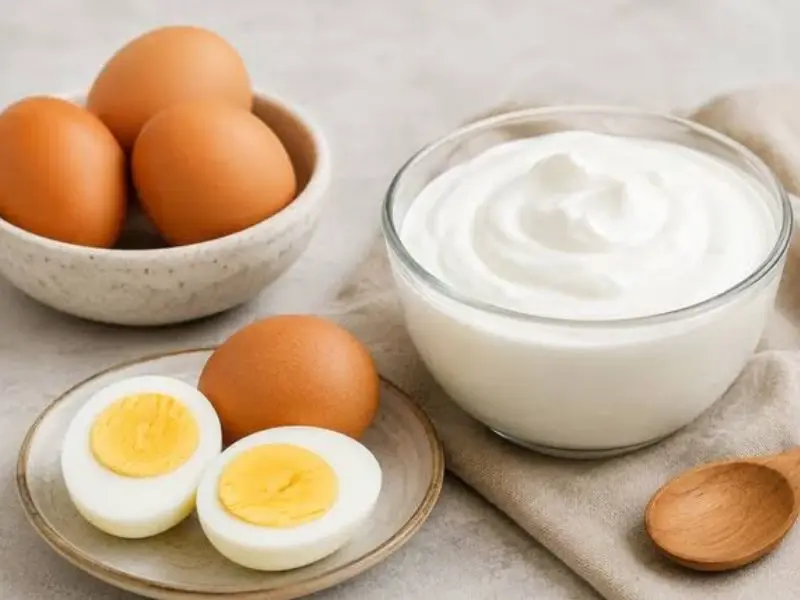 Ăn trứng, sữa chua đối với trường hợp cấy lẻ 1 răng hoặc không còn đau nhức
