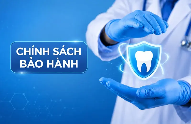 Chính sách bảo hành dịch vụ trồng răng implant minh bạch