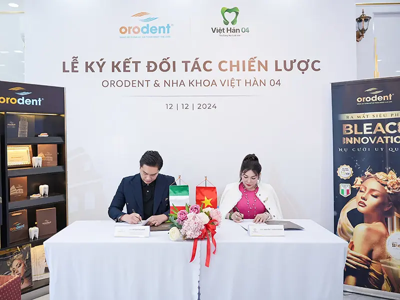 Lễ ký kết đối tác chiến lược Orodent % Nha Khoa Việt Hàn 04