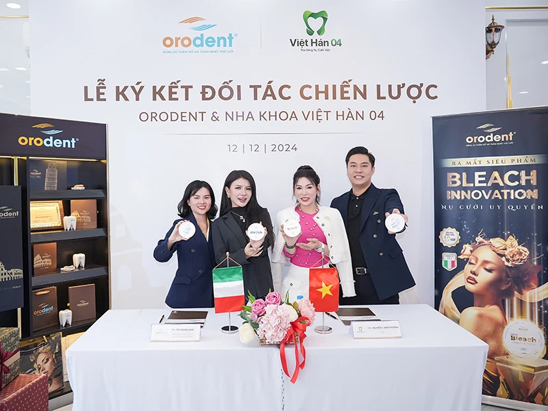 Lễ ký kết đối tác chiến lược Orodent và Nha khoa Việt Hàn 04