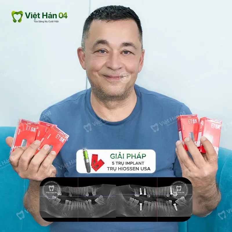 Cảm nhận của khách hàng người Úc sau khi cắm Implant tại Việt Hàn 04